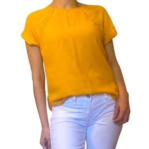 ❤️3/$25 Sale!❤️ Small yellow blouse